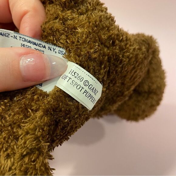 Vintage Ganz Heritage Collection 10” long Soft Spot Puppers #5260 Brown Dog Pup… - Picture 5 of 10